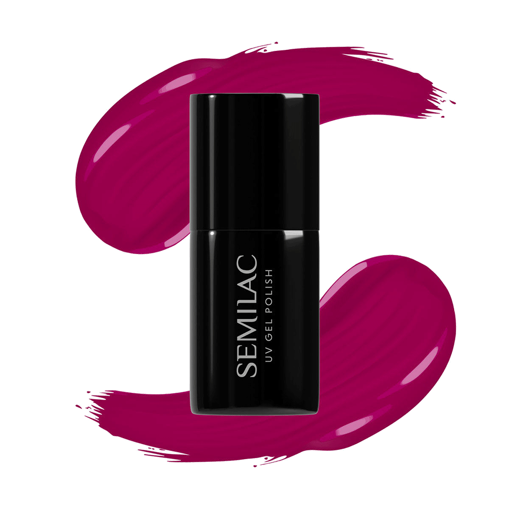 Bild: Semilac UV Nagellack Powerful Burgundy