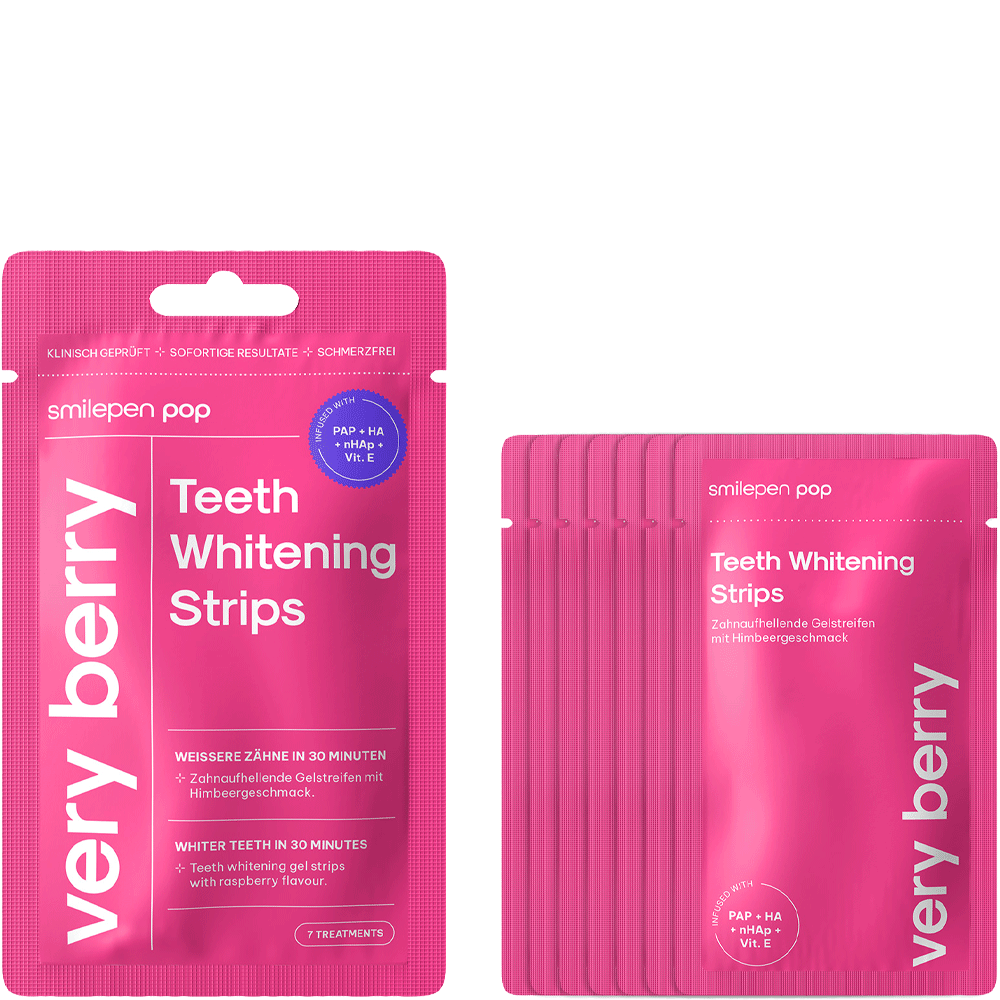 Bild: Smilepen Pop Teeth Whitening Strips Very Berry 