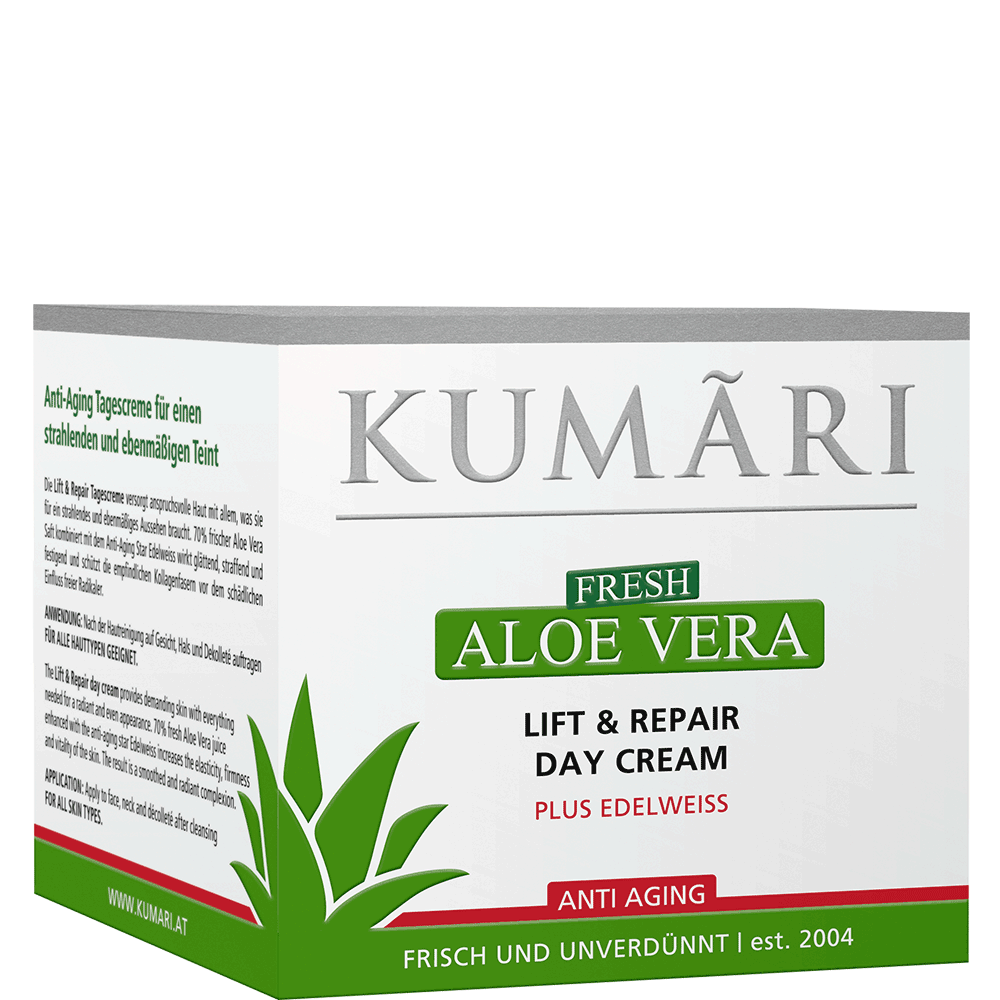 Bild: KUMARI Fresh Aloe Vera Lift & Repair Day Cream 