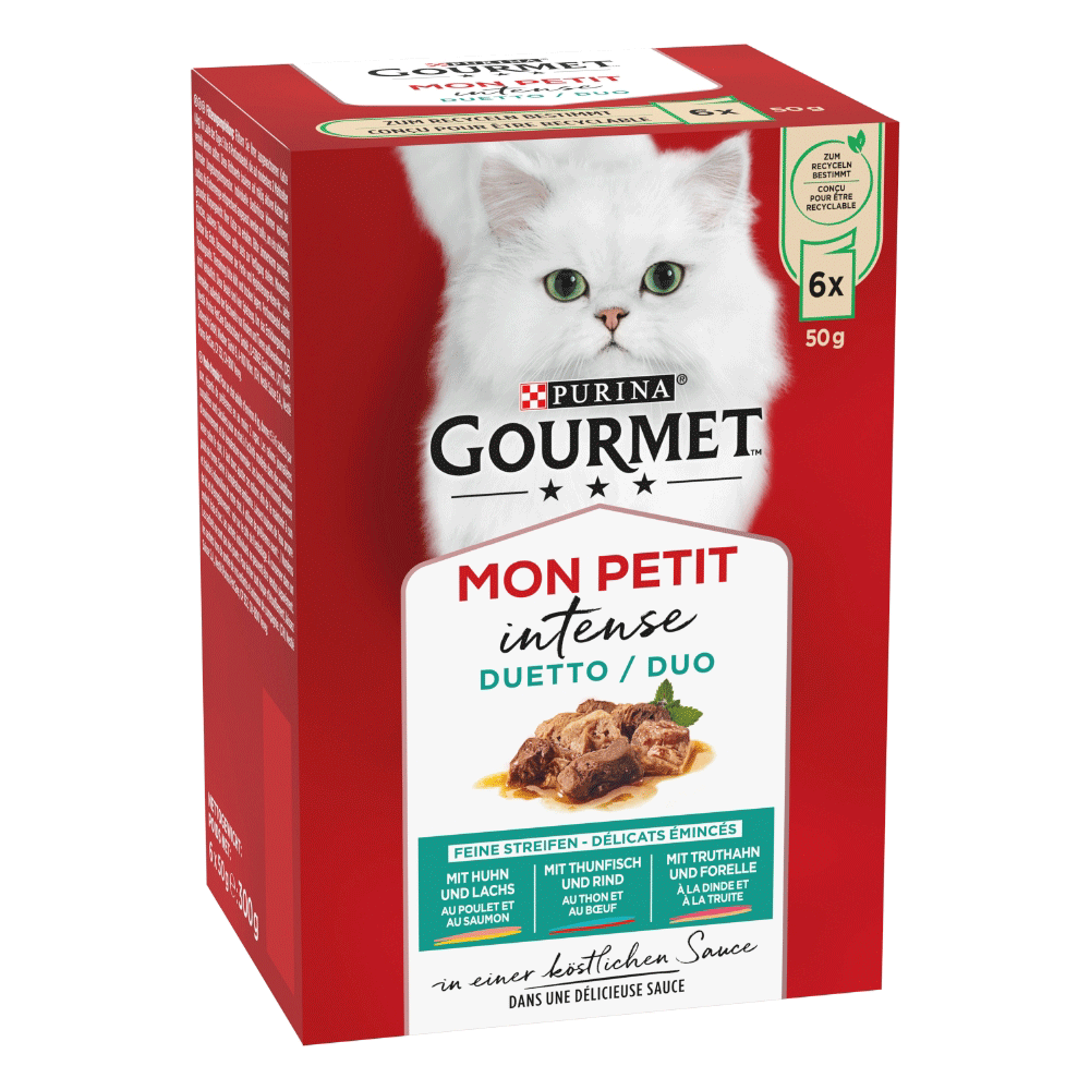 Bild: GOURMET Mon Petit Intense Duetto Fleisch & Fisch 