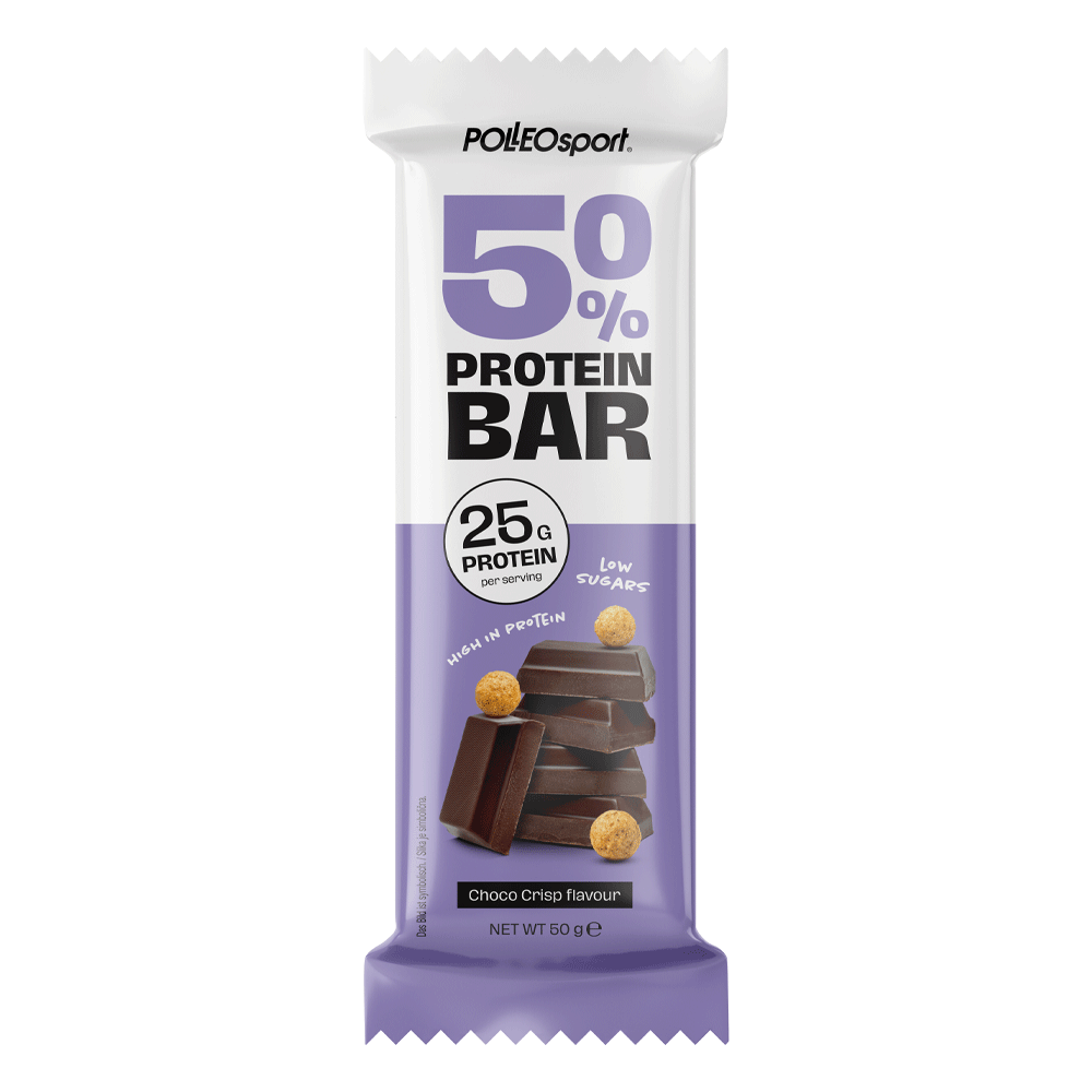 Bild: POLLEOsport Protein Bar 50% Choco Crisp 