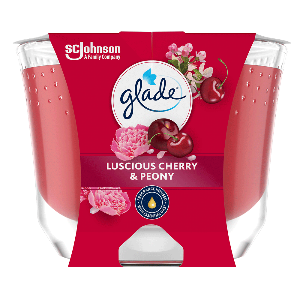 Bild: Glade Duftkerze Luscious Cherry and Peony 