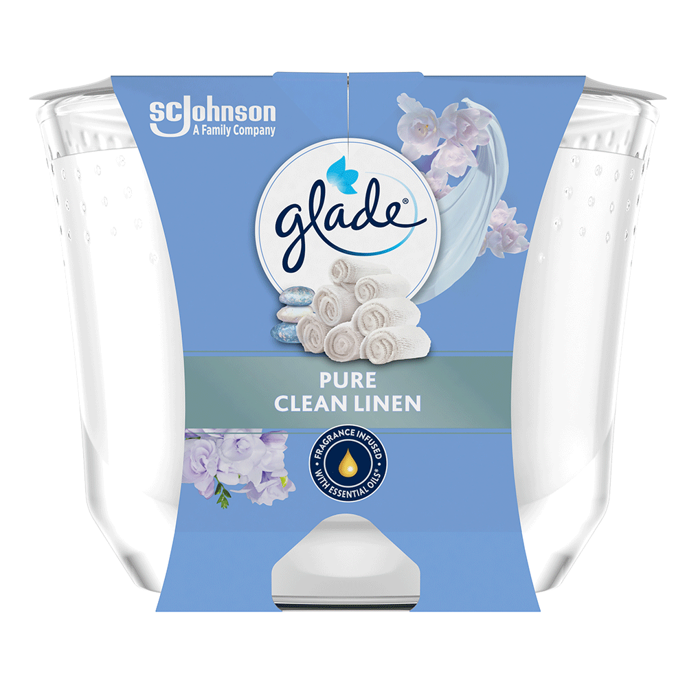 Bild: Glade Duftkerze Pure Clean Linen 