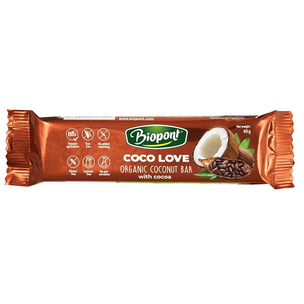 Bild: Biopont Organic Bar Coconut mit Kakao 