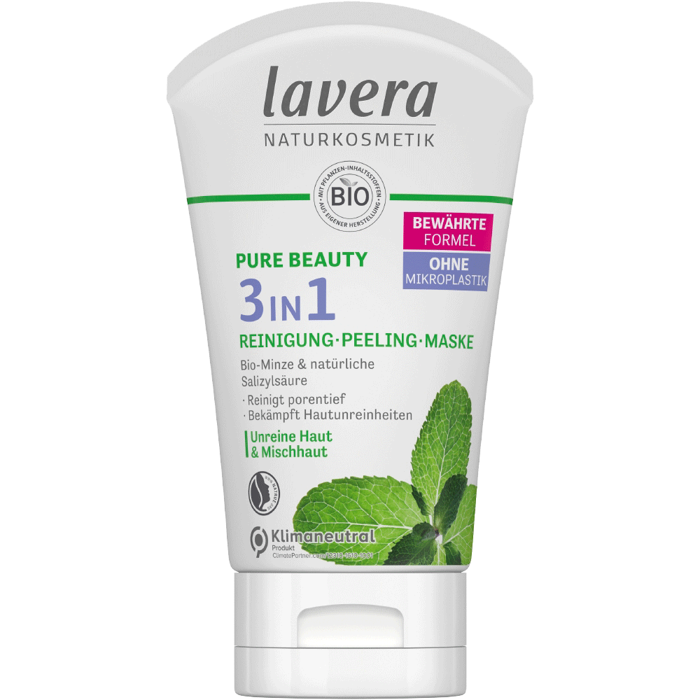 Bild: lavera 3 IN 1 Reinigung Peeling Maske 