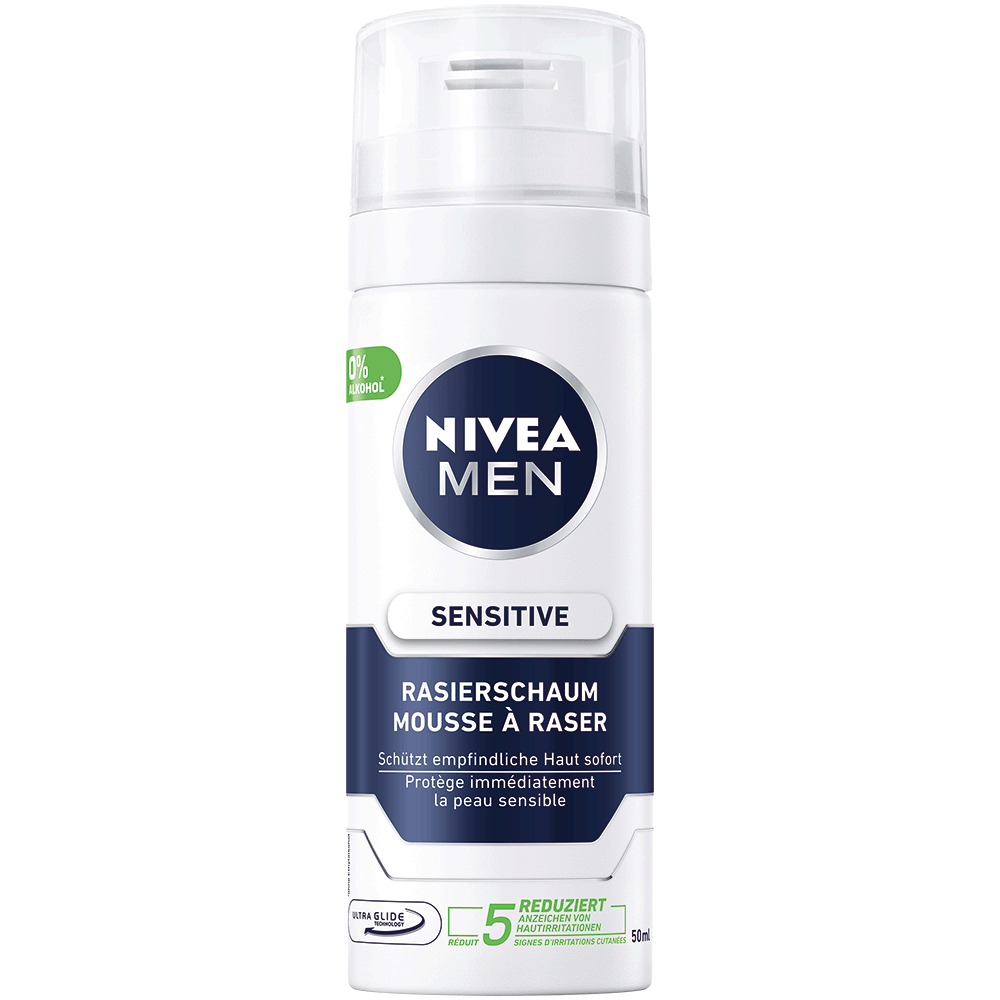 Bild: NIVEA MEN Rasierschaum Sensitive Mini 