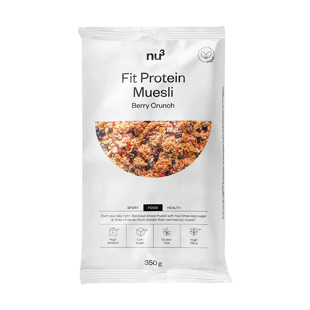 Bild: NU3 Fit Protein Müsli Berry Crunch 