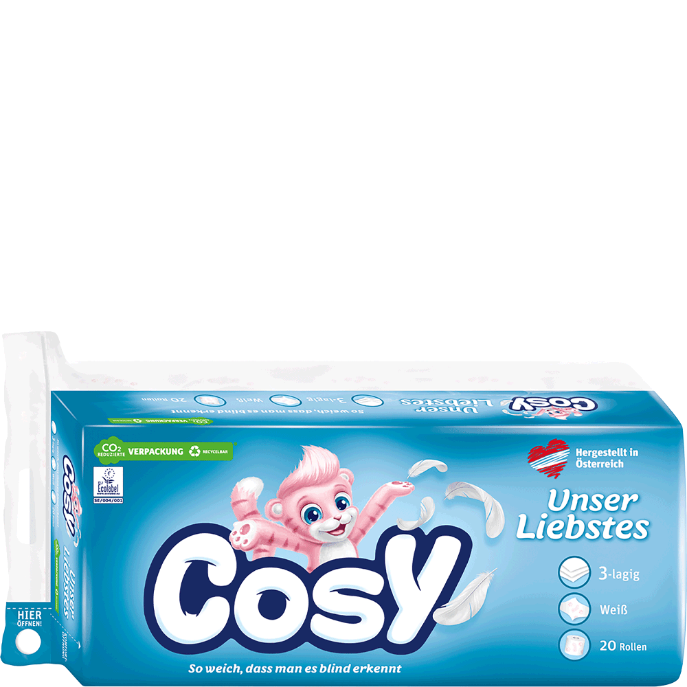 Bild: Cosy Unser Liebstes Toilettenpapier weiß 