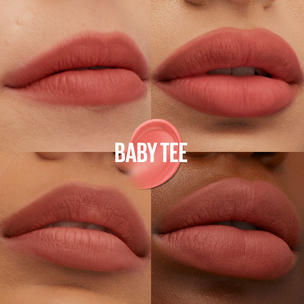 Bild: MAYBELLINE Superstay Teddy Tint Lippenstift Baby Tee