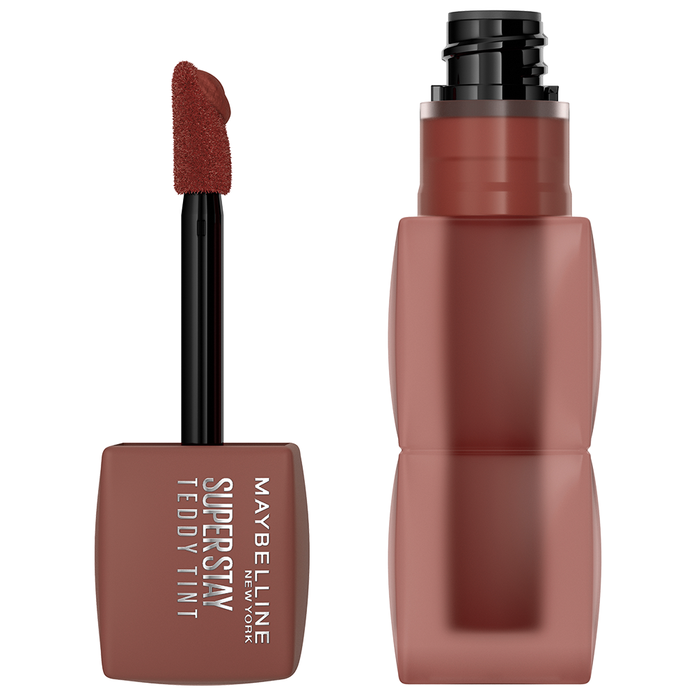 Bild: MAYBELLINE Superstay Teddy Tint Lippenstift Mascara Tear