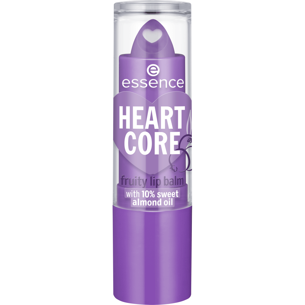 Bild: essence HEART CORE fruity lip balm Amazing Acai