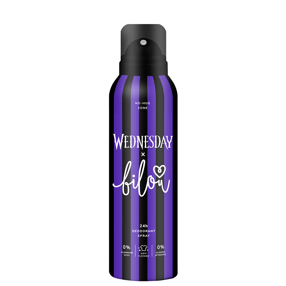 Bild: bilou x Wednesday Deospray No-Hug Zone 