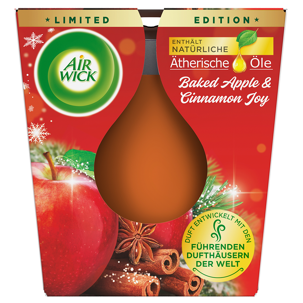 Bild: AIRWICK Duftkerze Baked Apple and Cinnamon Joy 