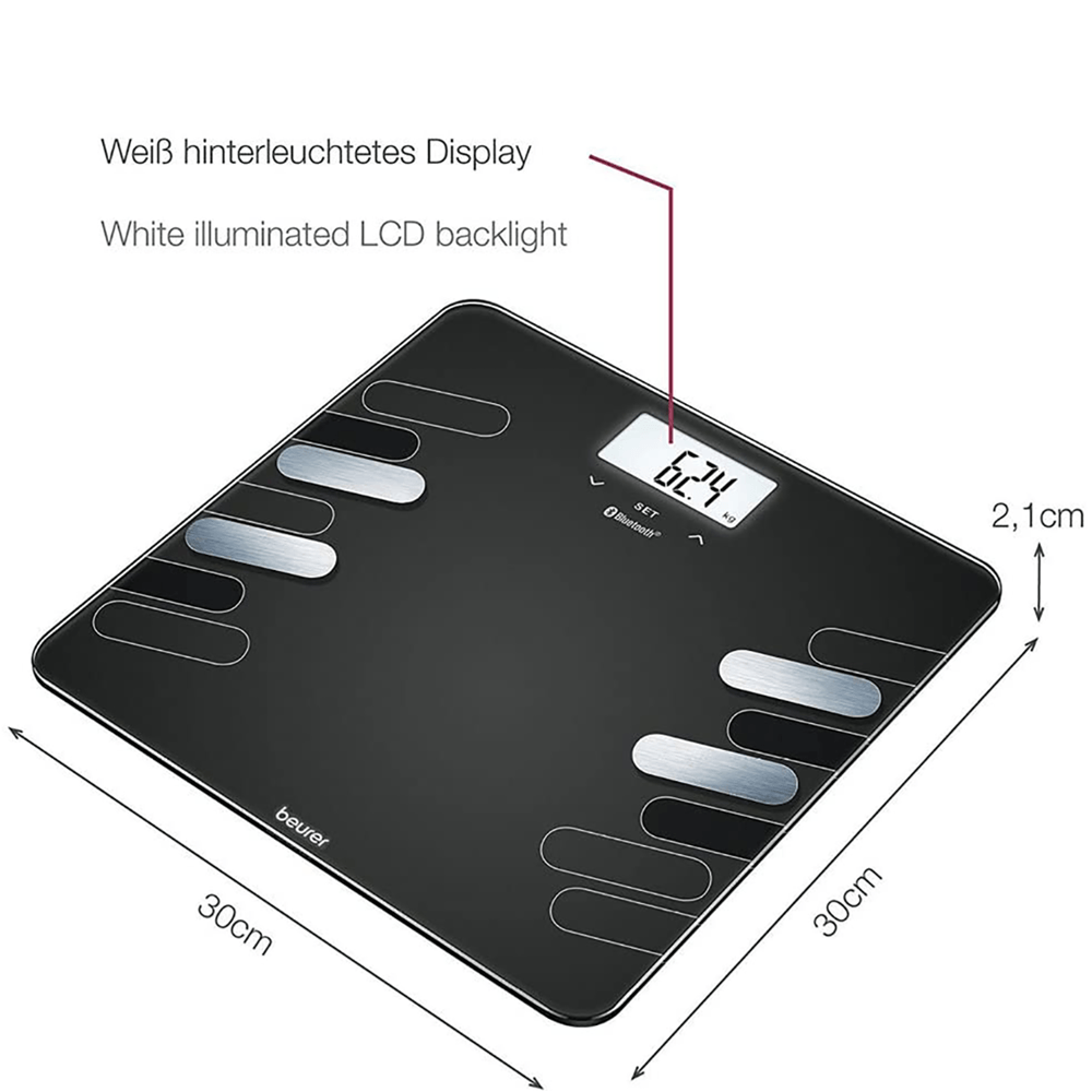 Bild: Beurer BF 600 BT Style Diagnosenwaage 