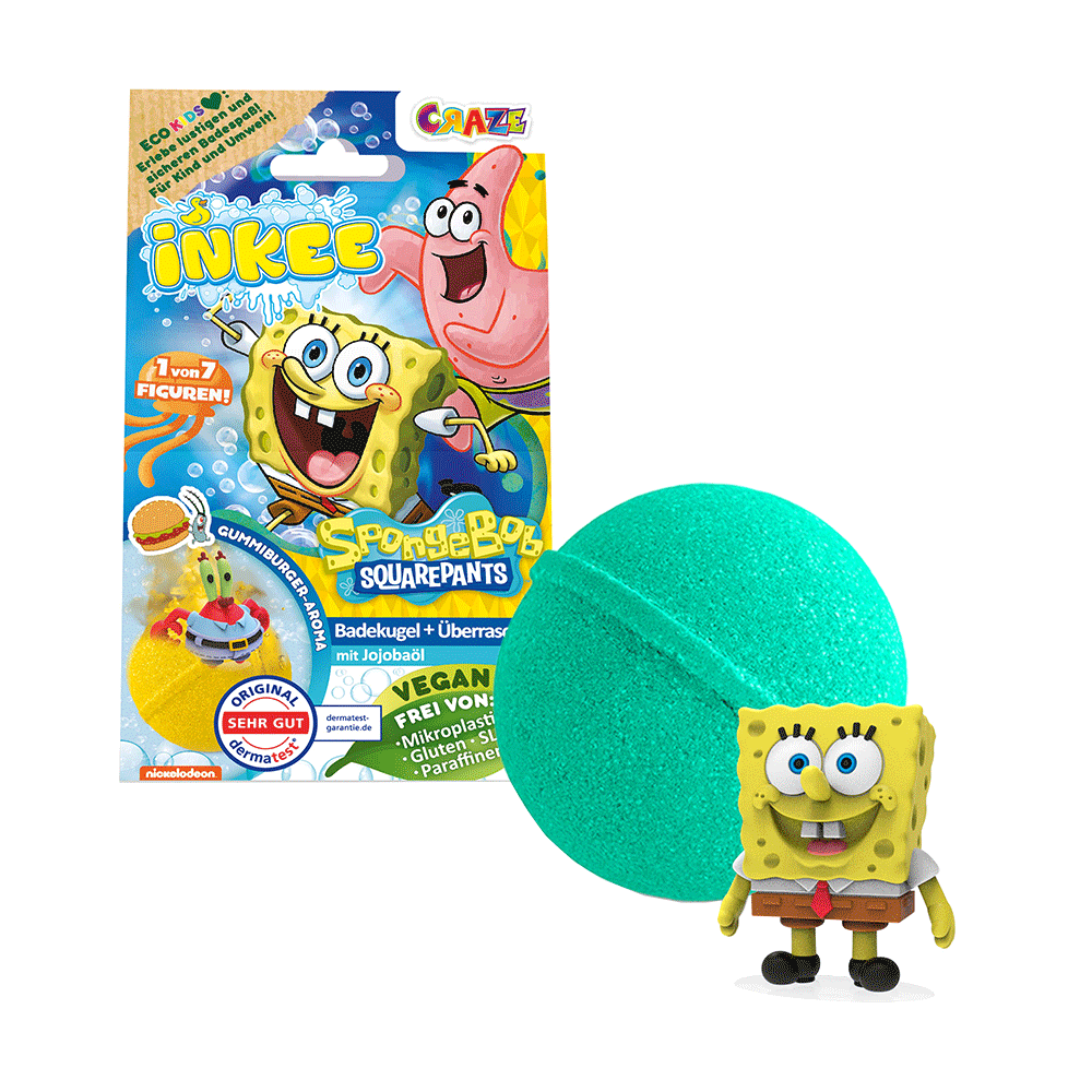 Bild: Craze Inkee Badekugel und Überraschung Spongebob 