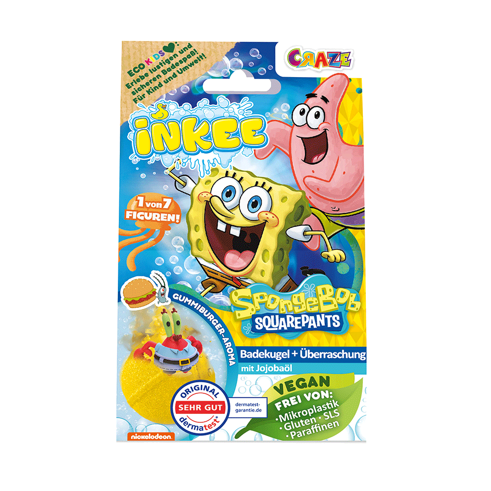 Bild: Craze Inkee Badekugel und Überraschung Spongebob 