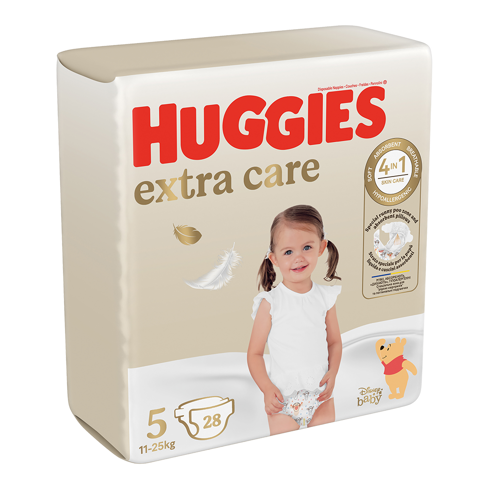 Bild: Huggies Extra Care Windel Größe 5, 11kg - 25kg 