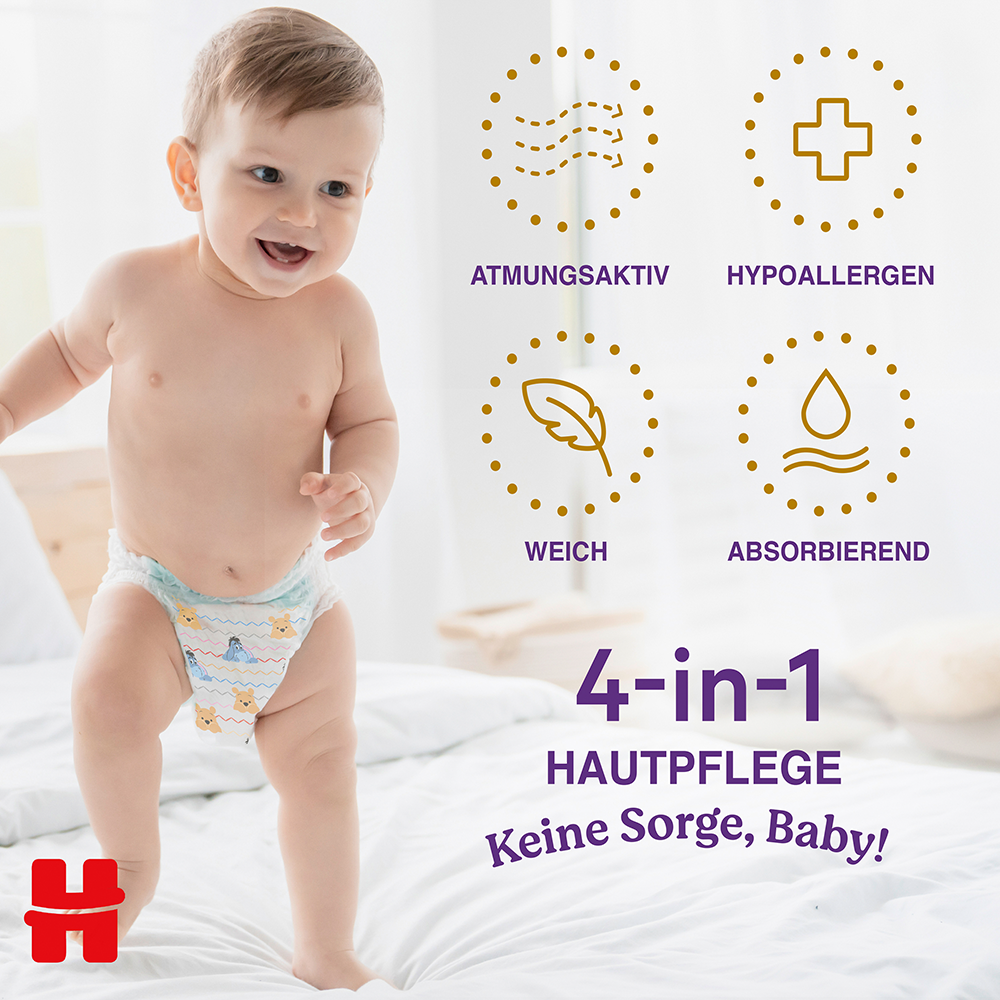 Bild: Huggies Extra Care Pants Größe 4, 9kg - 14kg 