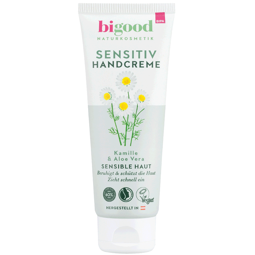 Bild: bi good Sensitiv Handcreme Kamille & Aloe Vera 