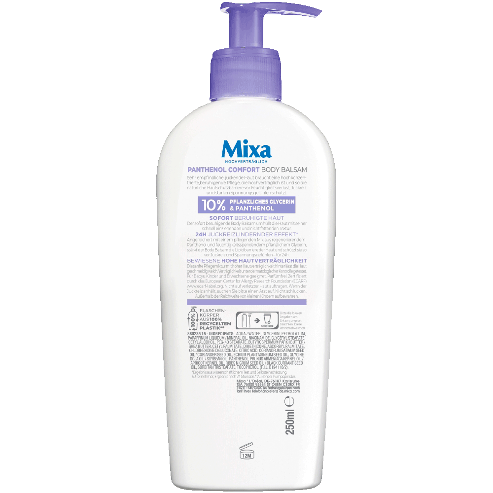 Bild: Mixa Bodylotion mit Panthenol 