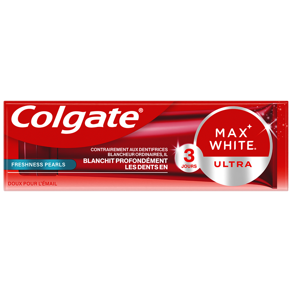 Bild: Colgate Zahnpasta Max White Ultra Freshness Pearls 