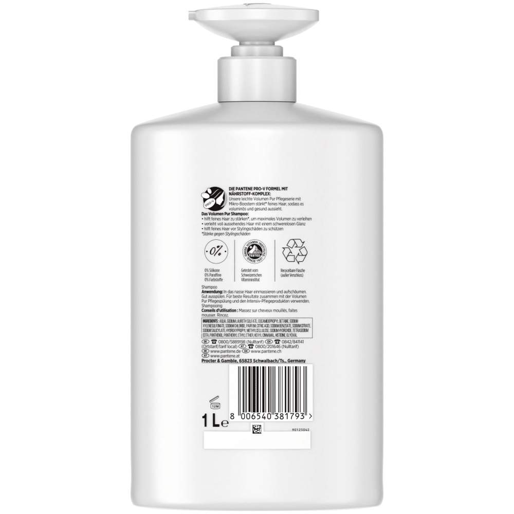 Bild: PANTENE PRO-V Volume Pur Shampoo 