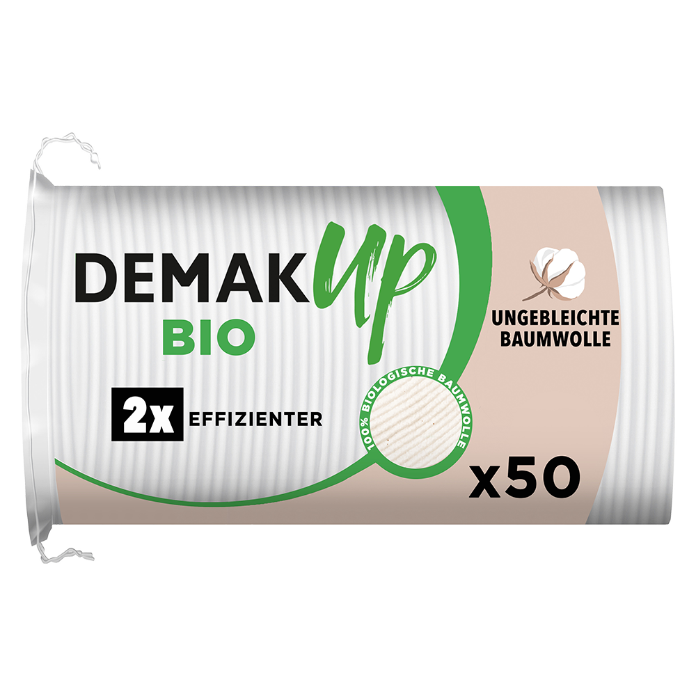 Bild: DEMAK'UP Bio Wattepads oval 