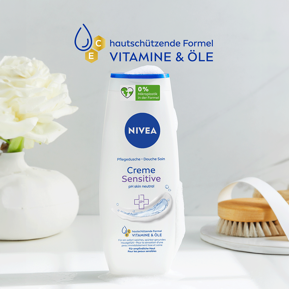 Bild: NIVEA Pflegedusche Creme Sensitive 