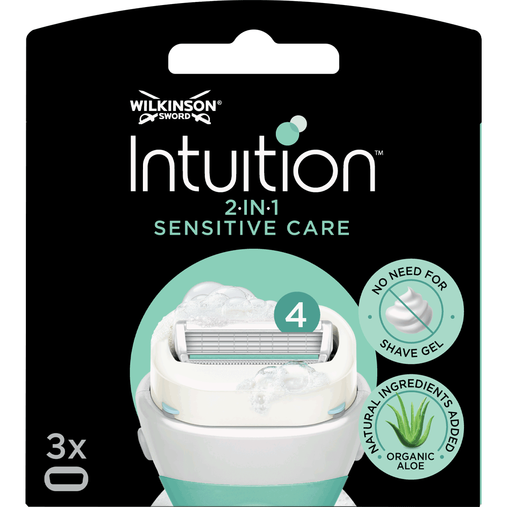 Bild: Wilkinson Intuition 2in1 Sensitive Care Rasierklingen 