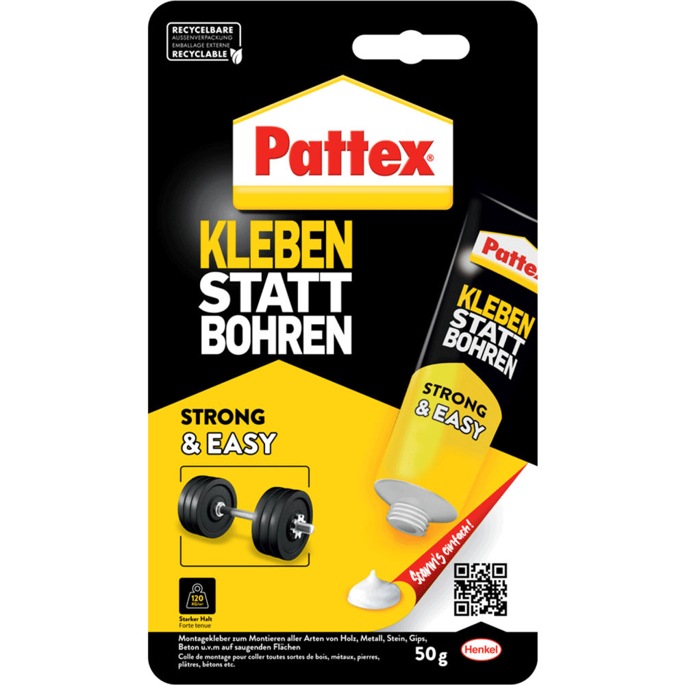 Bild: Pattex Kleben statt Bohren 