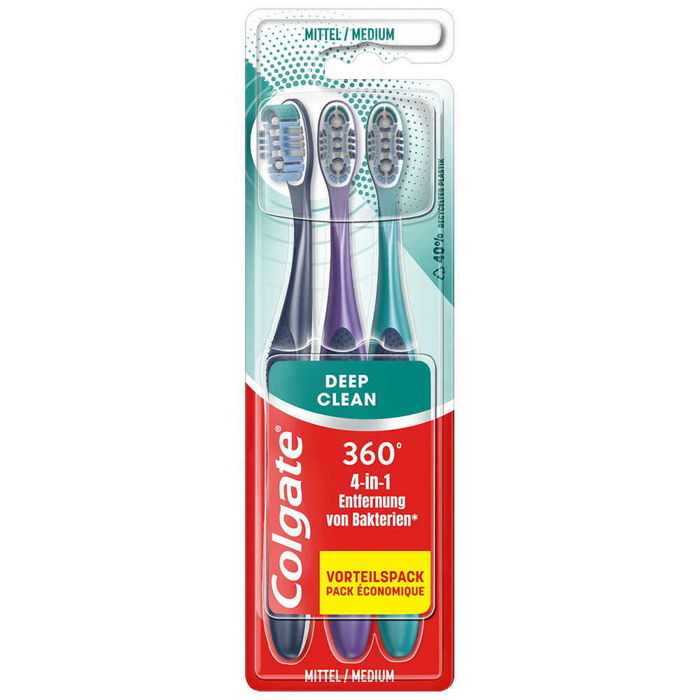 Bild: Colgate 360° Zahnbürsten Deep Clean 