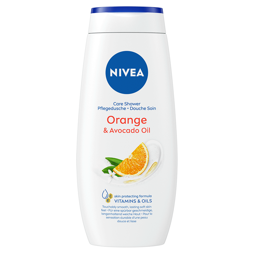 Bild: NIVEA Pflegedusche Orange und Avocado Öl 