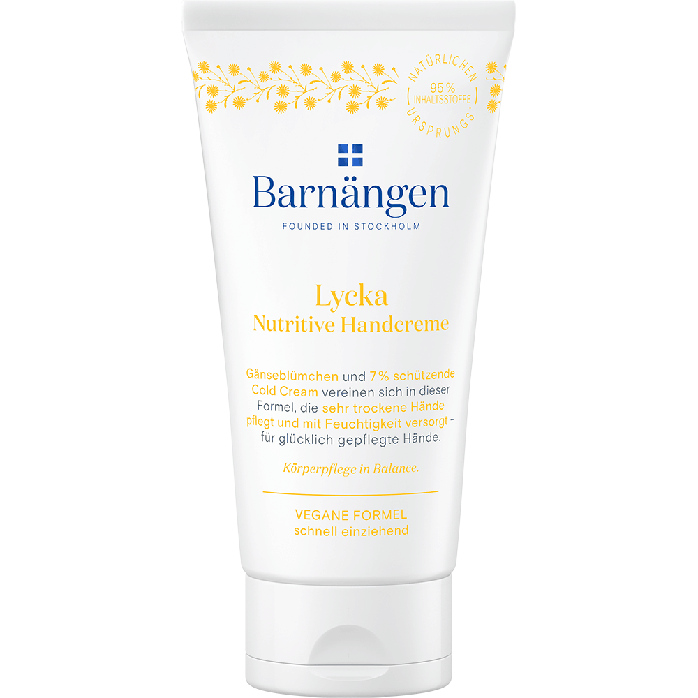 Bild: Barnängen Lycka Nutritive Handcreme Gänseblümchen 