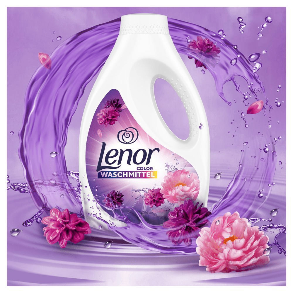 Bild: Lenor Color Flüssigwaschmittel Amethyst Blütentraum 