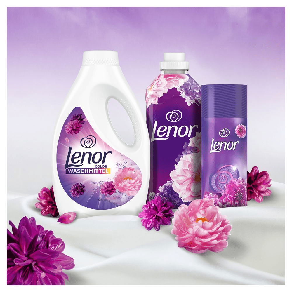 Bild: Lenor Color Flüssigwaschmittel Amethyst Blütentraum 