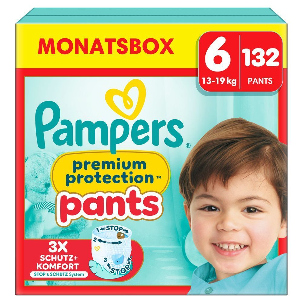 Bild: Pampers Premium Protection Pants Größe 6, 15kg+ 