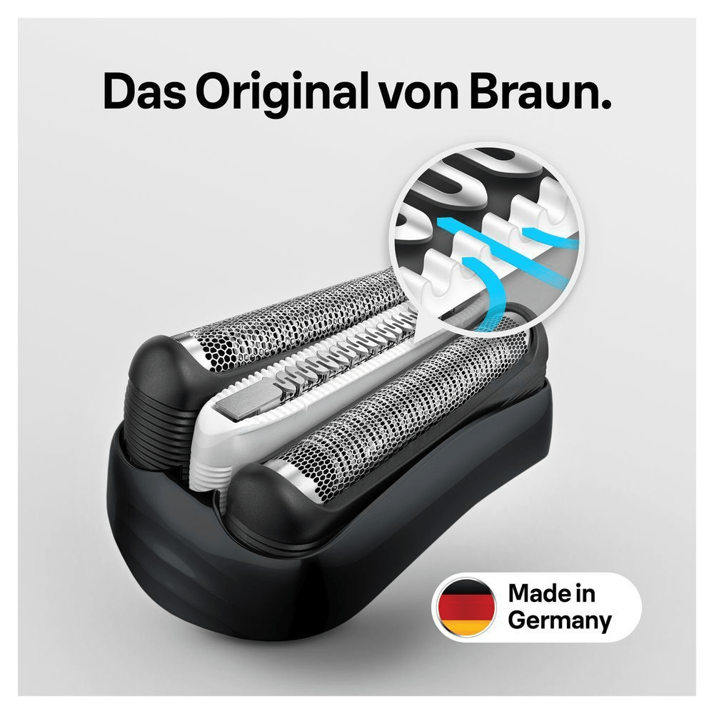 Bild: Braun Series 3 32B Elektrorasierer Ersatzscherteil – Schwarz 