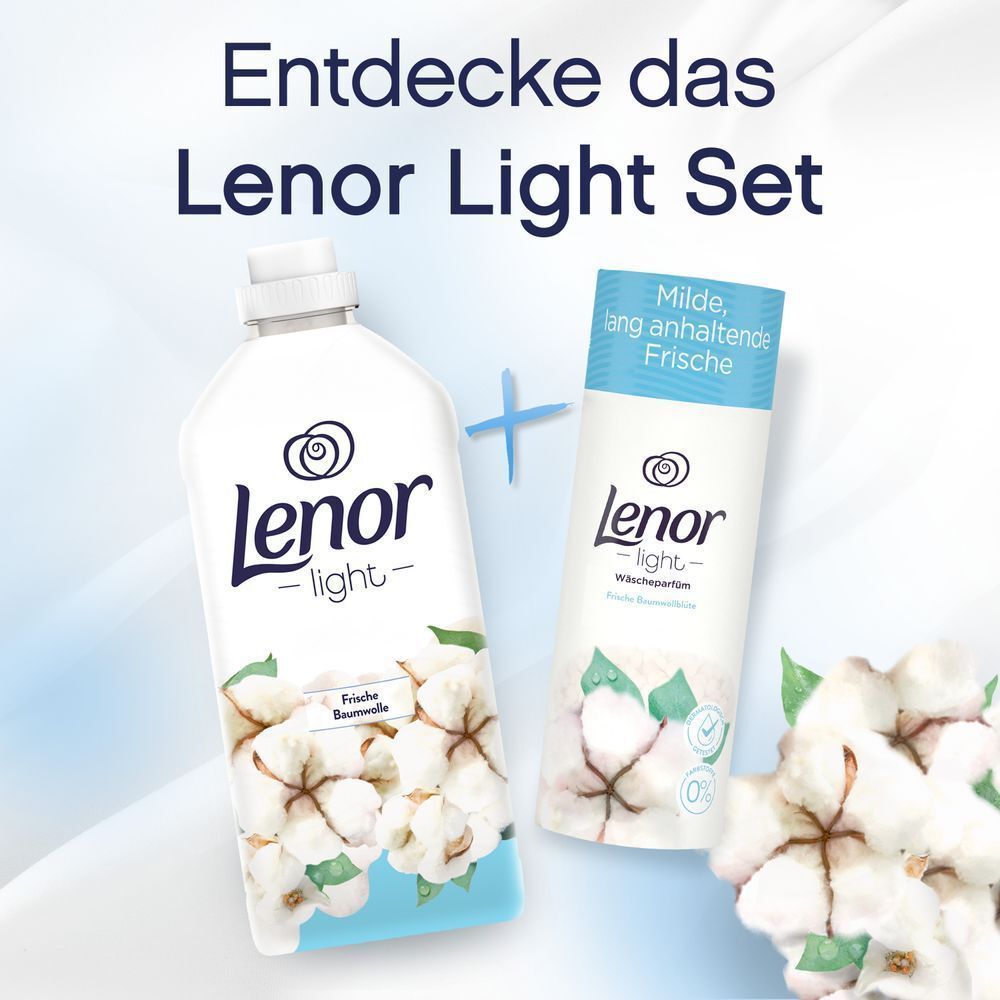 Bild: Lenor Weichspüler, Frische Baumwollblüte 