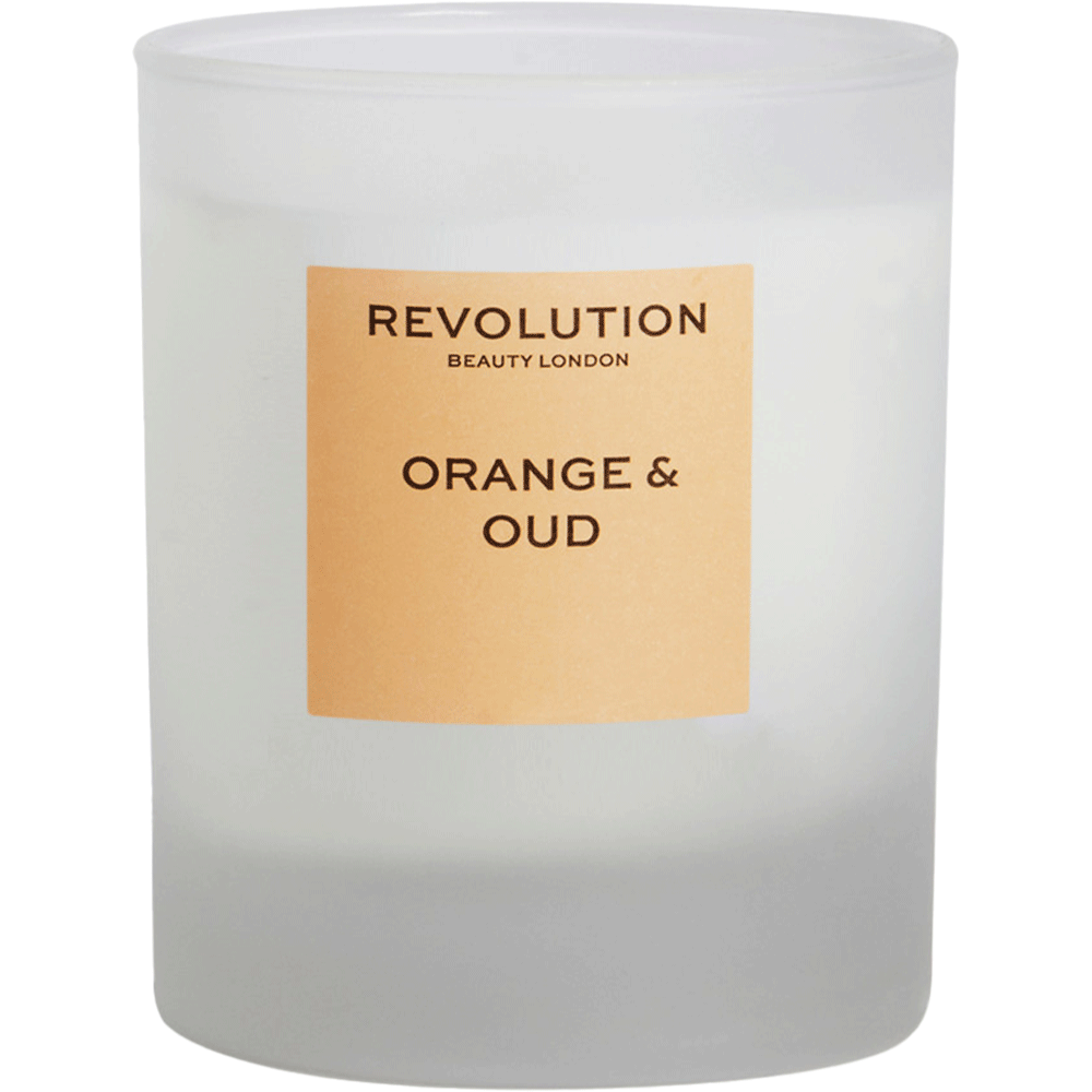 Bild: Revolution Duftkerze Orange & Oud 