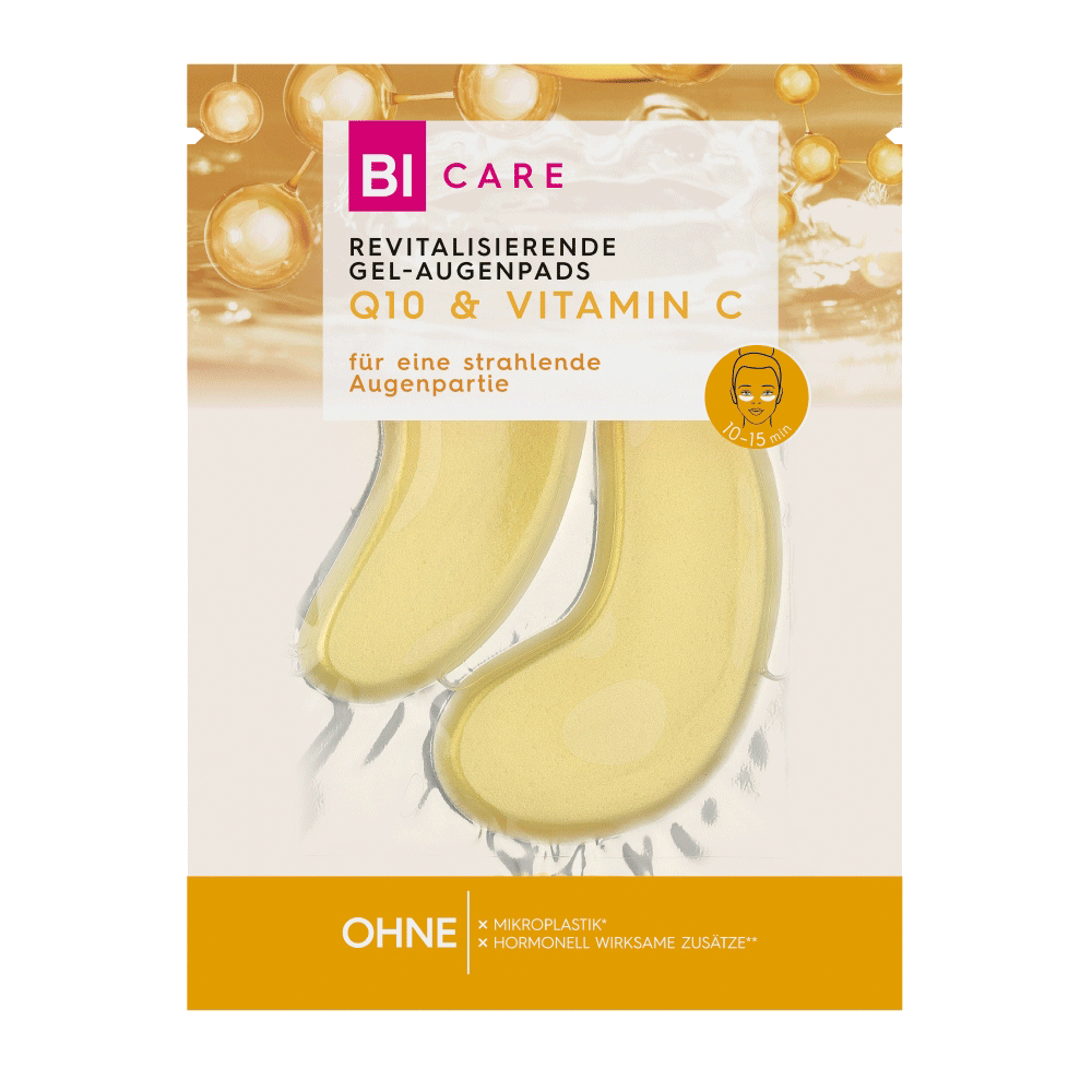 Bild: BI CARE Gel Augenpads Q10 und Vitamin C 