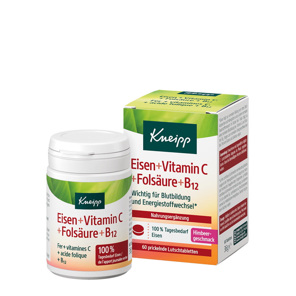 Bild: Kneipp Eisen + Vitamin C + Folsäure + B12 