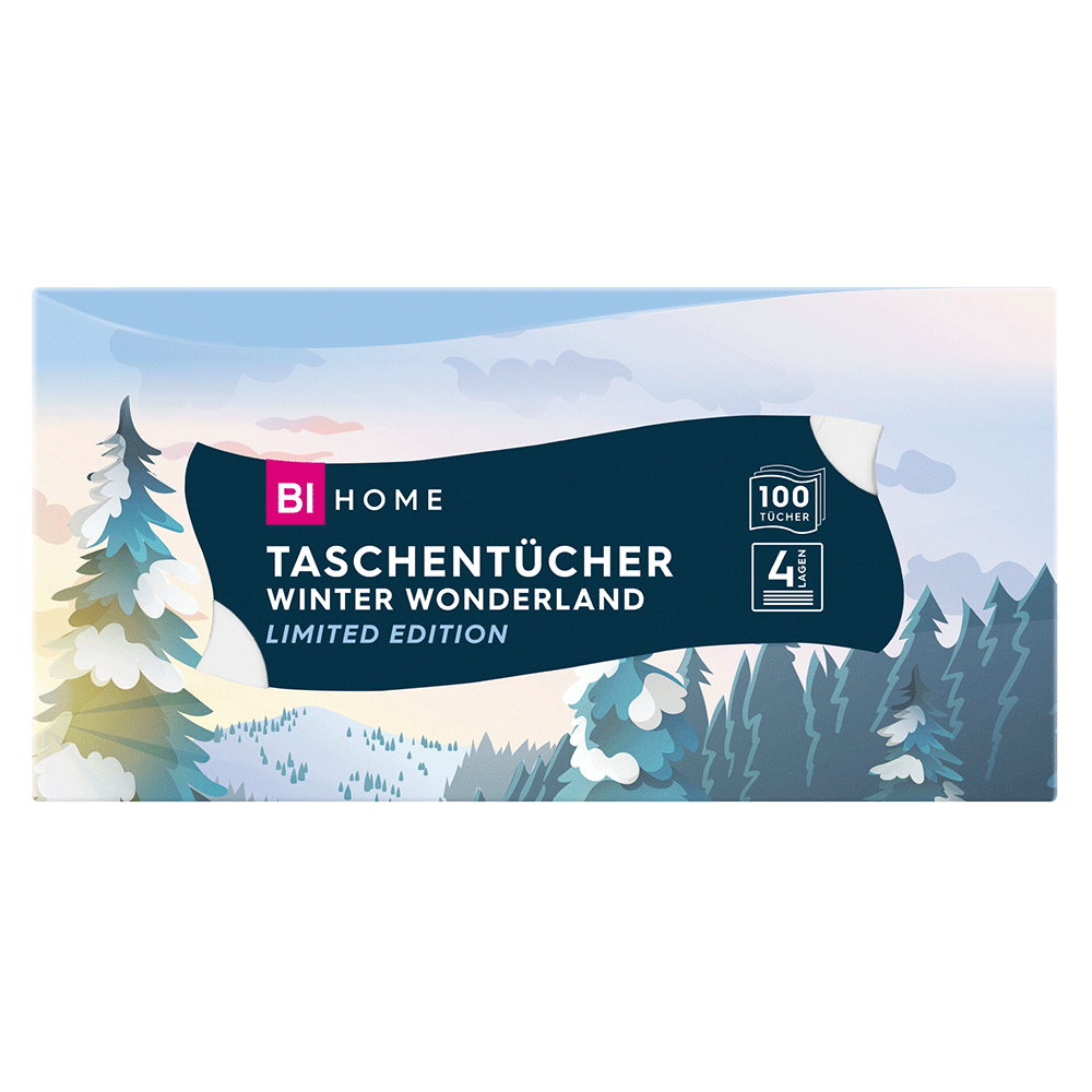 Bild: BI HOME Taschentücher Winter Wonderland Limited Edition 