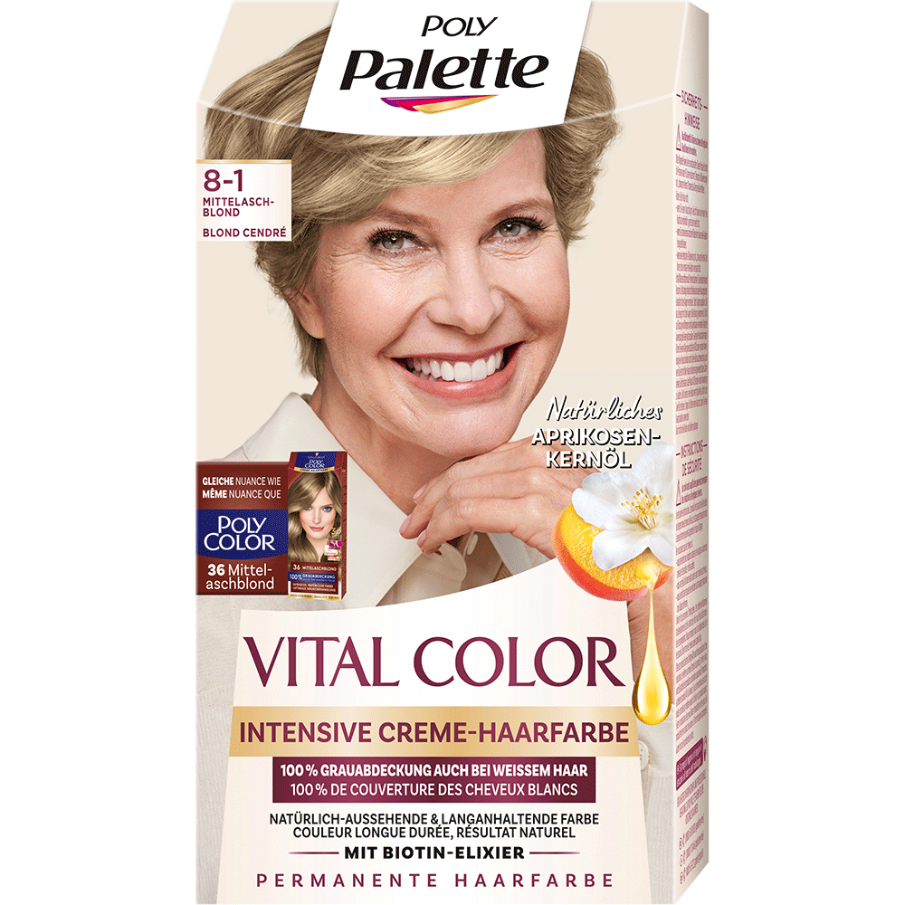 Bild: POLY Palette Vital Color Haarfarbe mittelaschblond