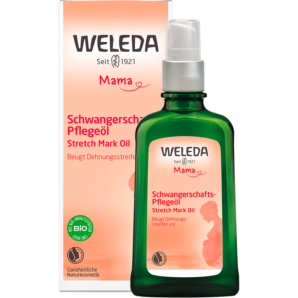 Bild: WELEDA Schwangerschafts-Pflegeöl 