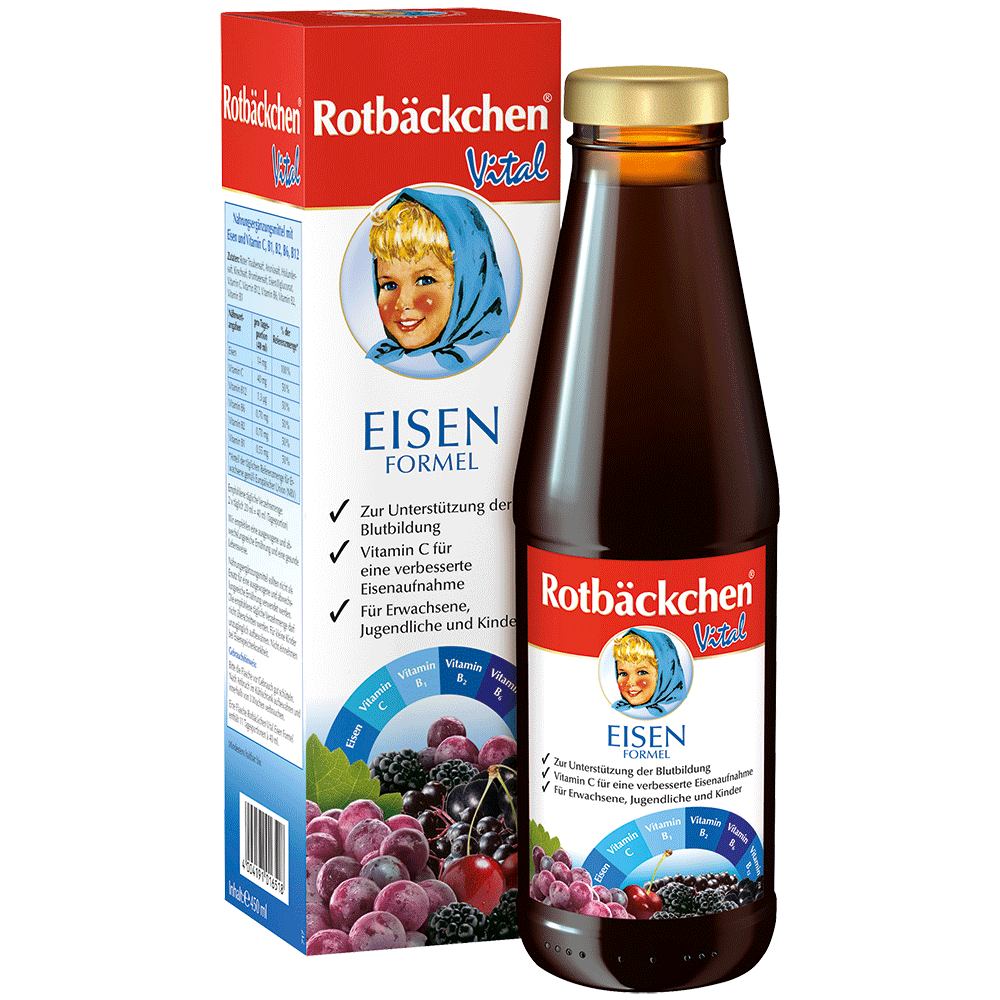 Bild: Rotbäckchen Saft Vital Eisen 