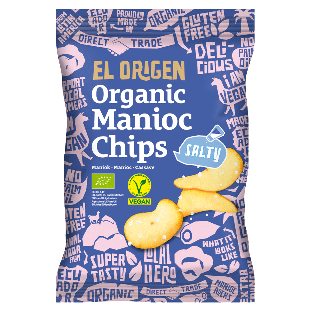 Bild: El Origen Bio Maniok Chips 