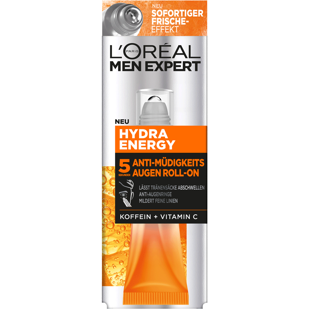 Bild: L'ORÉAL PARIS MEN EXPERT Hydra Energy Anti-Müdigkeit Augen Roll-On 