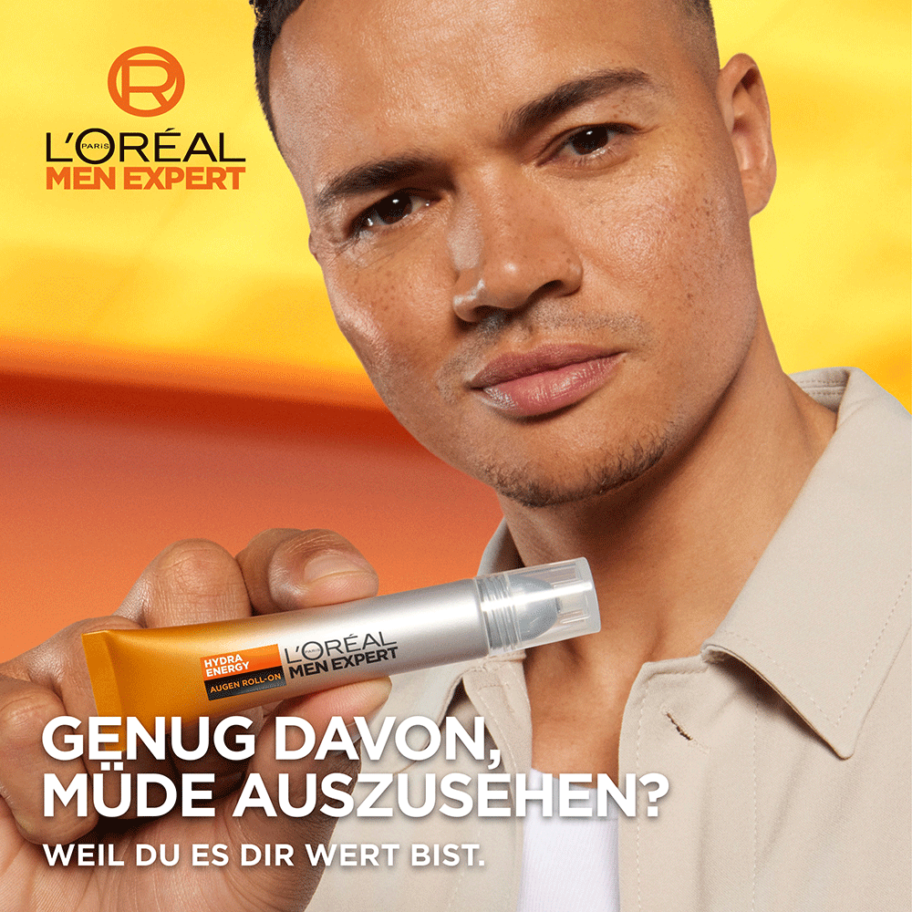 Bild: L'ORÉAL PARIS MEN EXPERT Hydra Energy Anti-Müdigkeit Augen Roll-On 