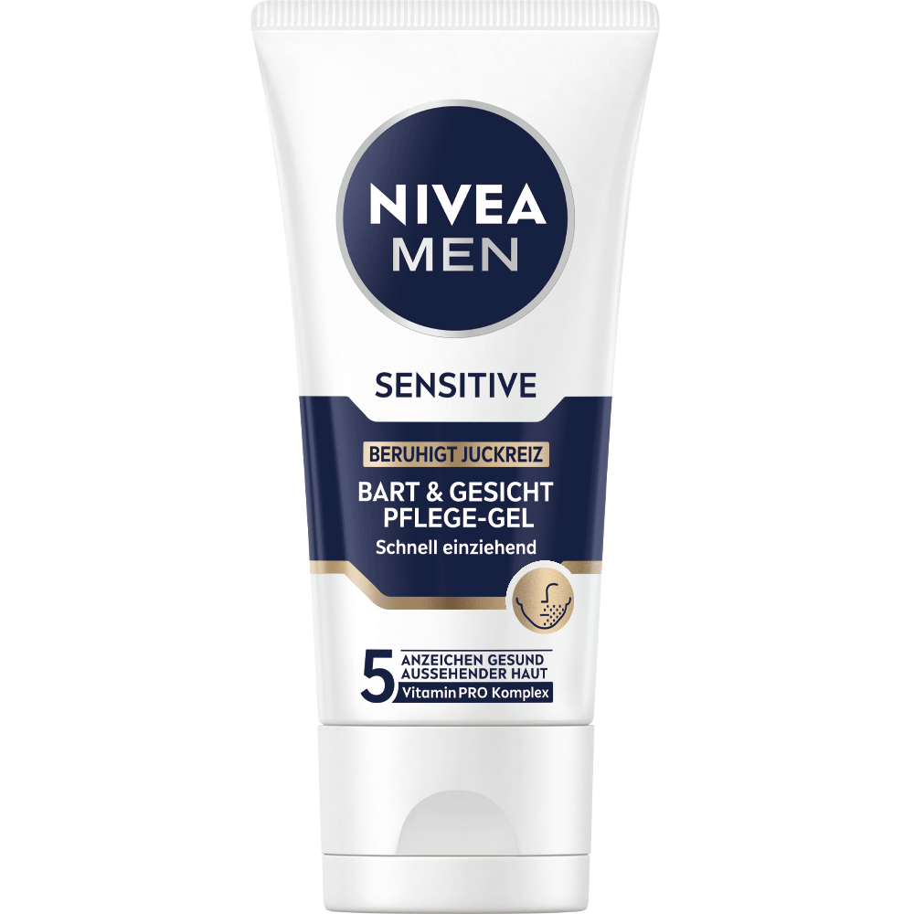 Bild: NIVEA MEN Sensitive Bart & Gesicht Pflege-Gel 