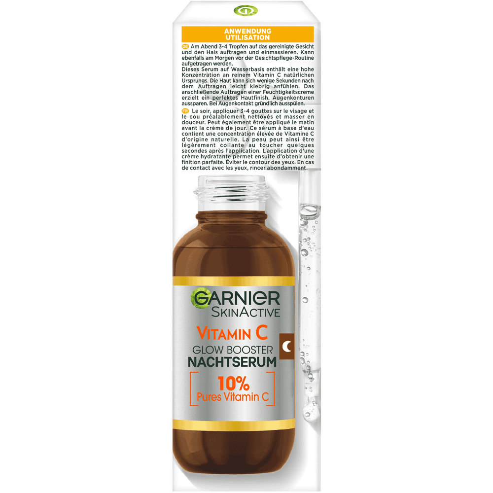 Bild: GARNIER SKIN ACTIVE Nachtserum Vitamin C Glow Booster 